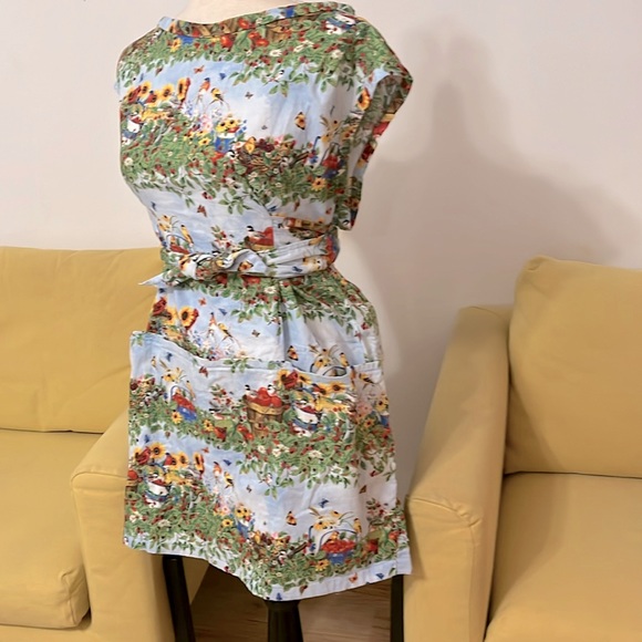 Vintage Dresses & Skirts - VTG Adorable Apron Dress!